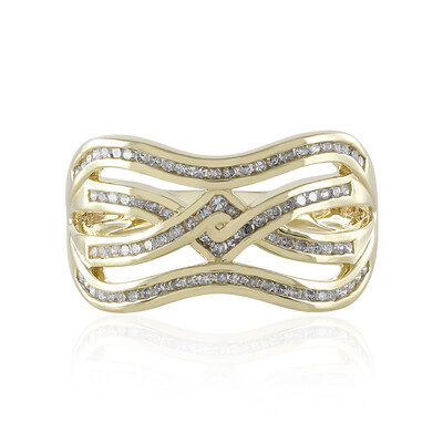 9K I2 (I) Diamond Gold Ring (de Melo)