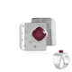 Madagascar Ruby Silver Ring (de Melo)