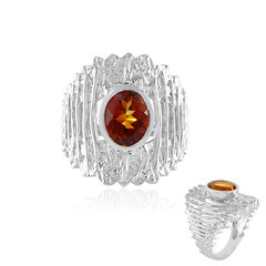 Madeira Citrine Silver Ring (de Melo)