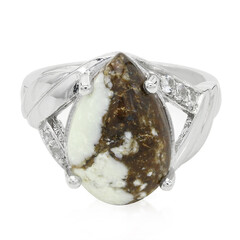 Magnesite Silver Ring