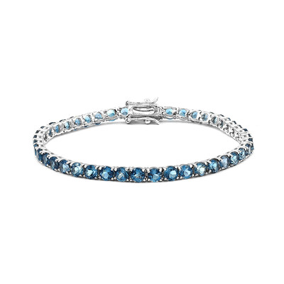 London Blue Topaz Silver Bracelet