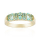 9K Nigerian Mint Green Beryl Gold Ring