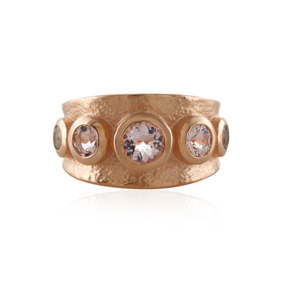 Madagascan Morganite Silver Ring
