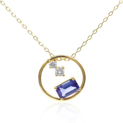 14K AAA Tanzanite Gold Necklace (CIRARI)