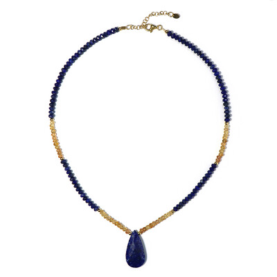 Lapis Lazuli Silver Necklace