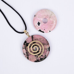 Rhodonite Silver Accessory
