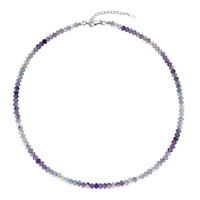 Fluorite Silver Necklace