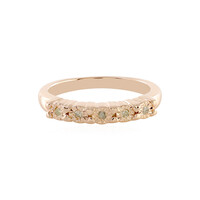 PK (J) Diamond Silver Ring