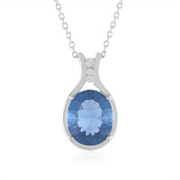 Colour Change Fluorite Silver Necklace
