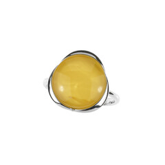 Baltic Amber Silver Ring