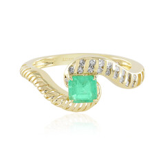 9K Colombian Emerald Gold Ring (Ornaments by de Melo)
