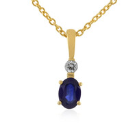 Madagascar Blue Sapphire Silver Necklace