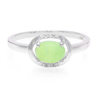 Chrysoprase Silver Ring