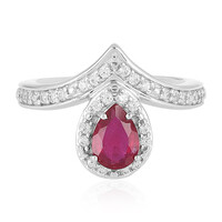 Madagascar Ruby Silver Ring