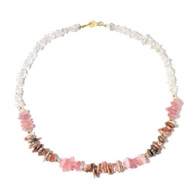 White Quartz Silver Necklace