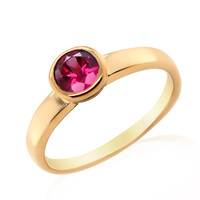 Rhodolite Silver Ring
