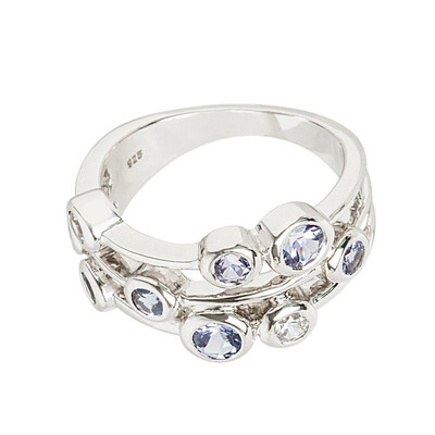 Tanzanite Silver Ring