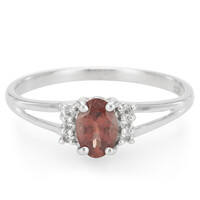 Malaya Garnet Silver Ring