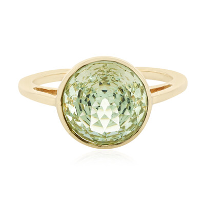 9K Green Amethyst Gold Ring (PHANTASIA)
