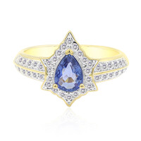 14K Ceylon Sapphire Gold Ring