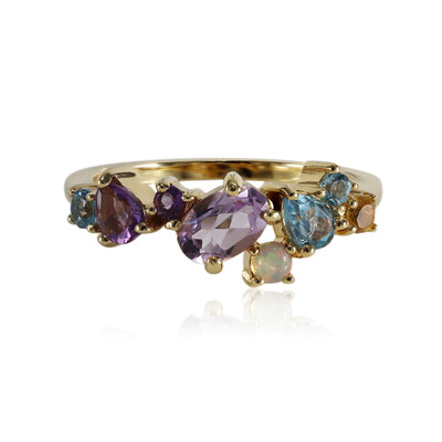 Rose de France Amethyst Silver Ring