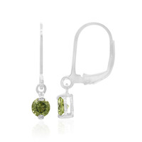 Peridot Silver Earrings