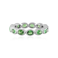 Tanzanian Tsavorite Silver Ring (de Melo)