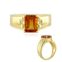Madeira Citrine Silver Ring