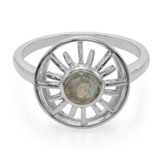 Romanian Spectrolite Silver Ring