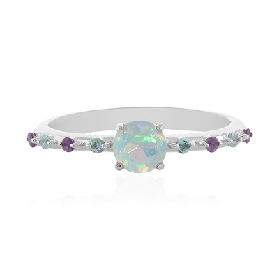 Welo Opal Silver Ring