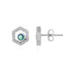 Mezezo Opal Silver Earrings