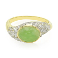Imperial Chrysoprase Silver Ring