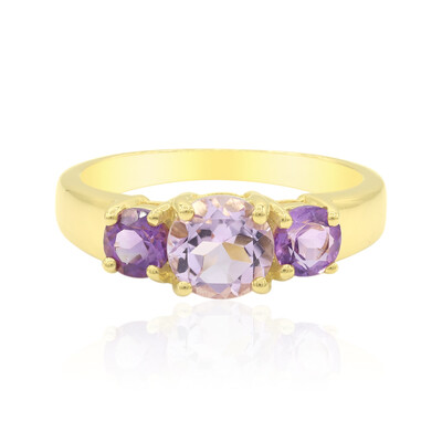 Rose de France Amethyst Silver Ring