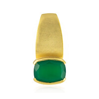 Green Onyx Silver Pendant