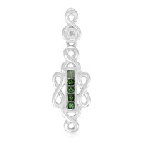 Fancy Diamond Silver Pendant