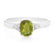 Cuprian Tourmaline Silver Ring
