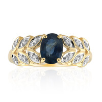 9K Kanchanaburi Sapphire Gold Ring
