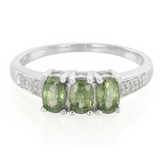 Mozambique Sapphire Silver Ring