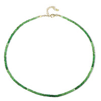 Tanzanian Tsavorite Silver Necklace