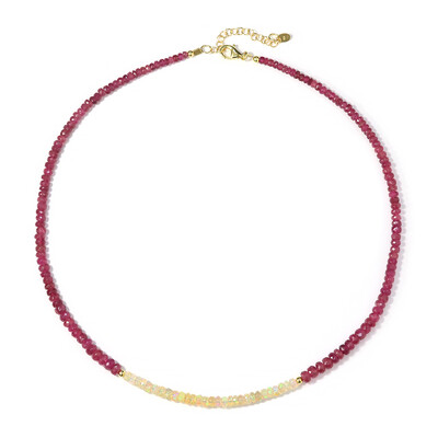 Welo Opal Silver Necklace