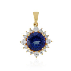Royal Blue Topaz Silver Pendant
