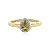 9K Yellow Tanzanite Gold Ring