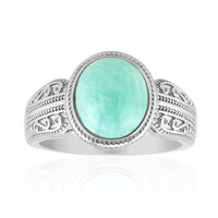 Amazonite Silver Ring