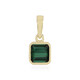 9K Benedito Green Tourmaline Gold Pendant (Adela Gold)
