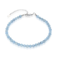 Aquamarine Silver Bracelet