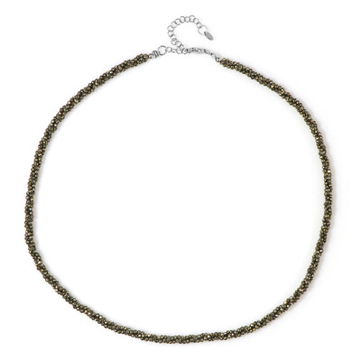Pyrite Silver Necklace