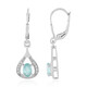 Grandidierite Silver Earrings