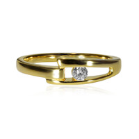 18K VS1 (E) Diamond Gold Ring (adamantes [!])