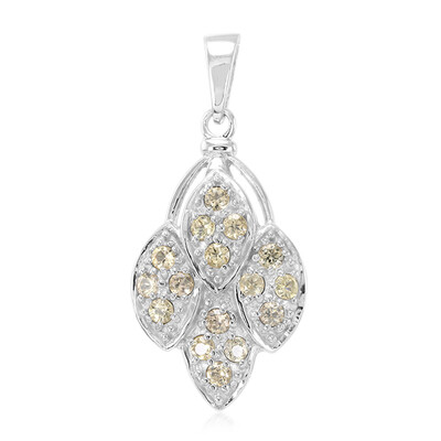 Imperial Topaz Silver Pendant