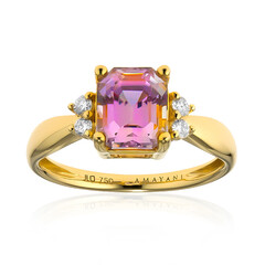 18K Pink Diaspore Gold Ring (AMAYANI)
